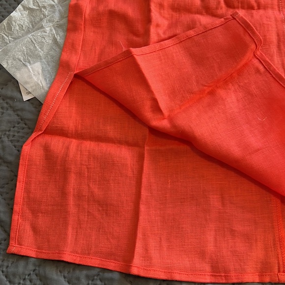 NWT Movint : Orange Linen Skirt - XS - Picture 10 of 10